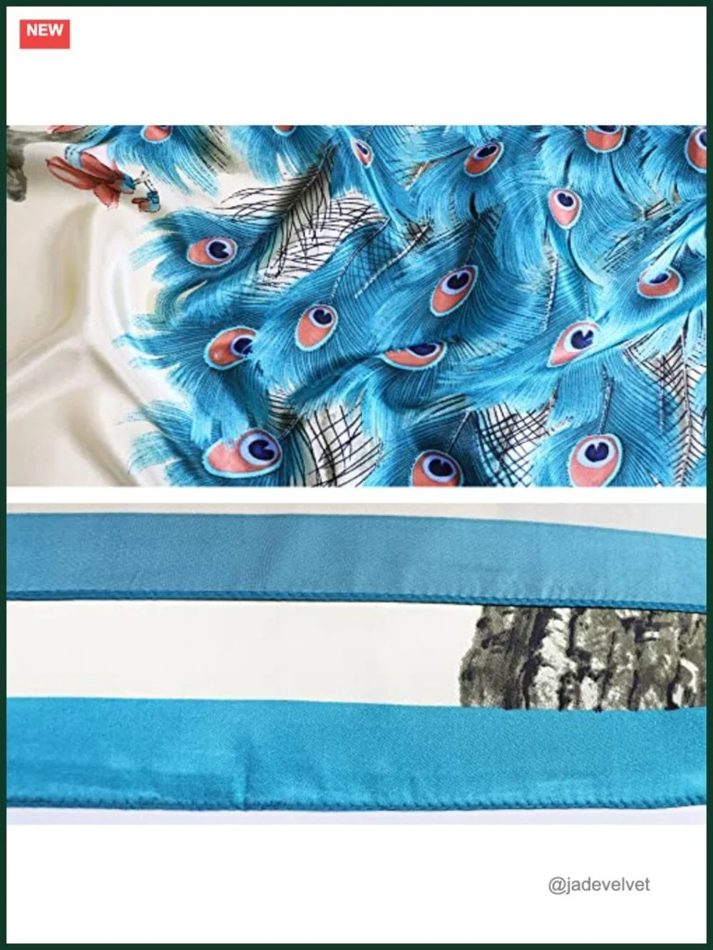 Satin Square Scarf for Women - Silk Like Hair Wrap, Headscarf, Neck Scarf,